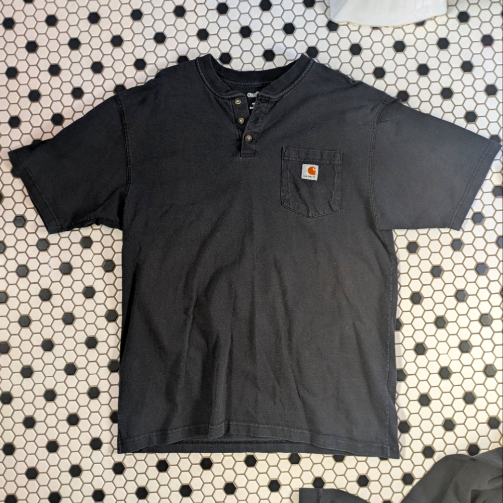 Black Carhartt shirt